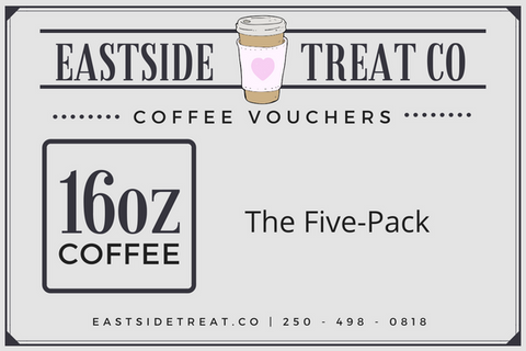 Coffee Five-Pack | 16oz | Giftcard