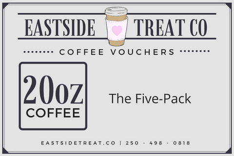 Coffee Five-Pack | 20 oz | Giftcard